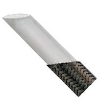 Sima falú teflon (PTFE) tömlő acél szövettel, DN 3/8", 135 bar