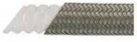 Hullámos falú teflon (PTFE) tömlő acél szövettel, flexibilis, DN 1/4", 172 bar